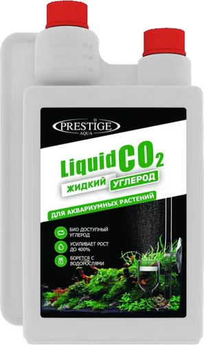 Удобрение для аквариумных растений Liquid CO2 (Жидкий СО2) 1 л Prestige Aqua