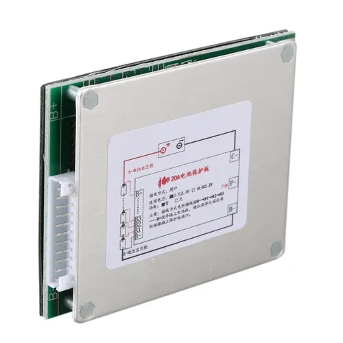 Плата защиты литий-ионного аккумулятора 10S 36V для электровелосипеда/электросамоката (серебристо-зе