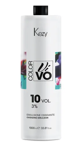 KEZY. Эмульсия окисляющая 3% (10 vol.) для крем краски для волос Oxidizing emulsion COLOR VIVO 1000 мл