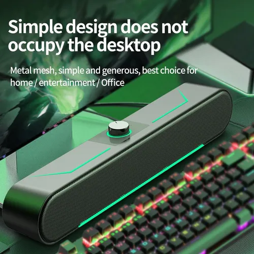 Акустическая звуковая панель A39, используется для компьютера, телевизора, телефона, домашнего кинот