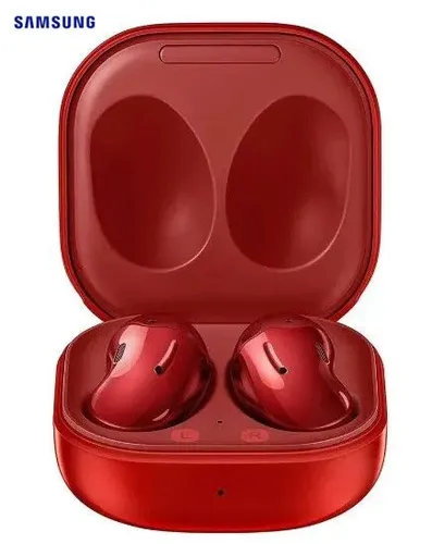 Наушники беспроводные с микрофоном Samsung Galaxy Buds Live, Bluetooth, USB, красный