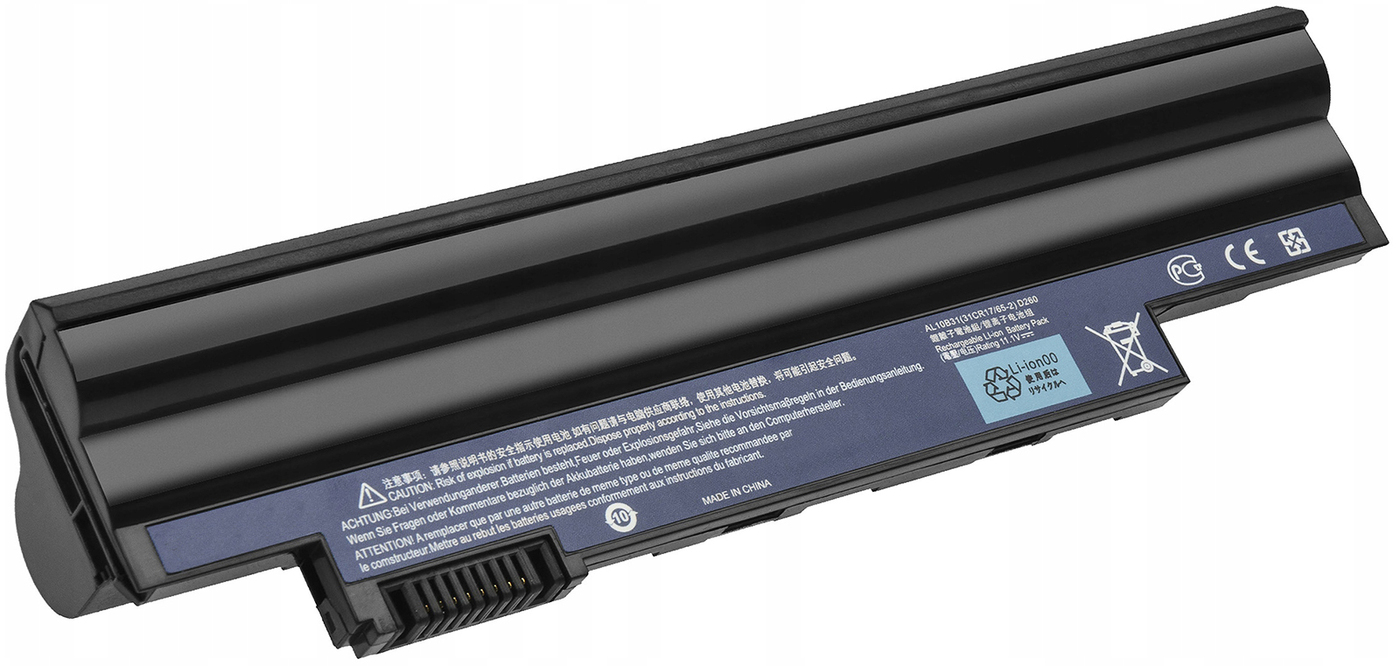 Batterie Green Cell Extended AL10A31 AL10B31 AL10G31 Pour Acer Aspire One 522 722 D255 D257 D260 D270 - 4400mAh