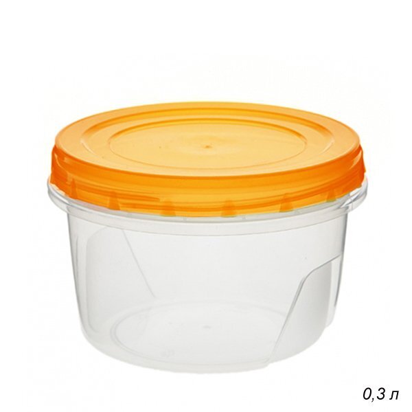 Контейнер для хранения продуктов, объем 0,3 л. Контейнер для хранения продуктов, объем 0,3 л.