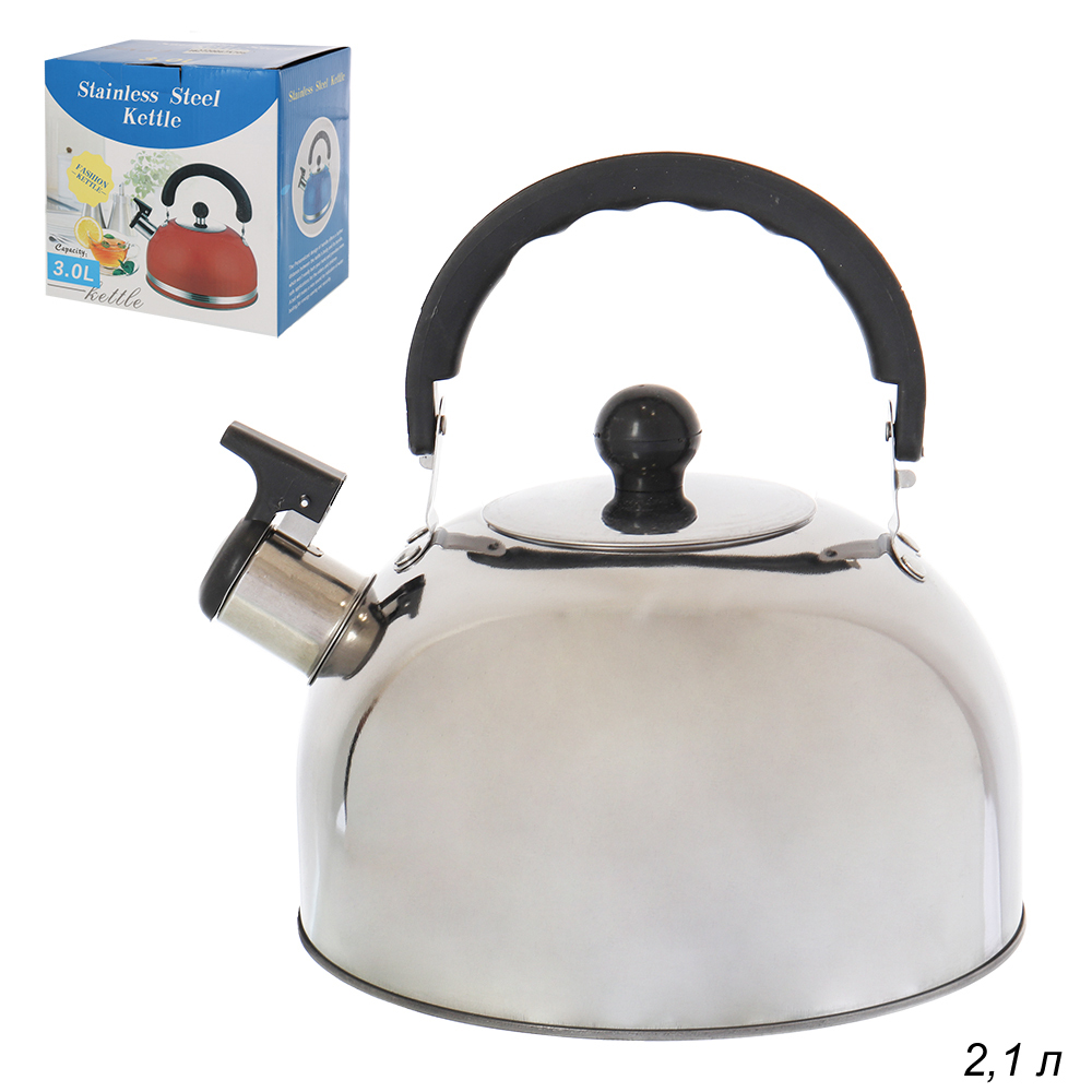 Чайник серебристый 2,0 л.