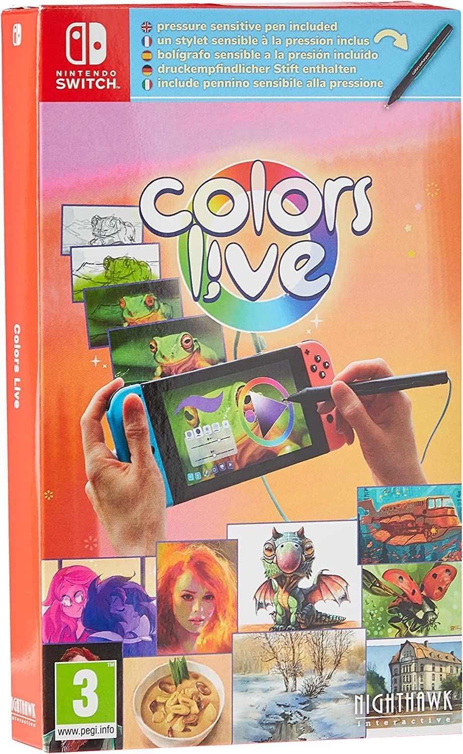 ИграColorsLive(Игра+ПероColorsSonarPen)(английскаяверсия)дляNintendoSwitch