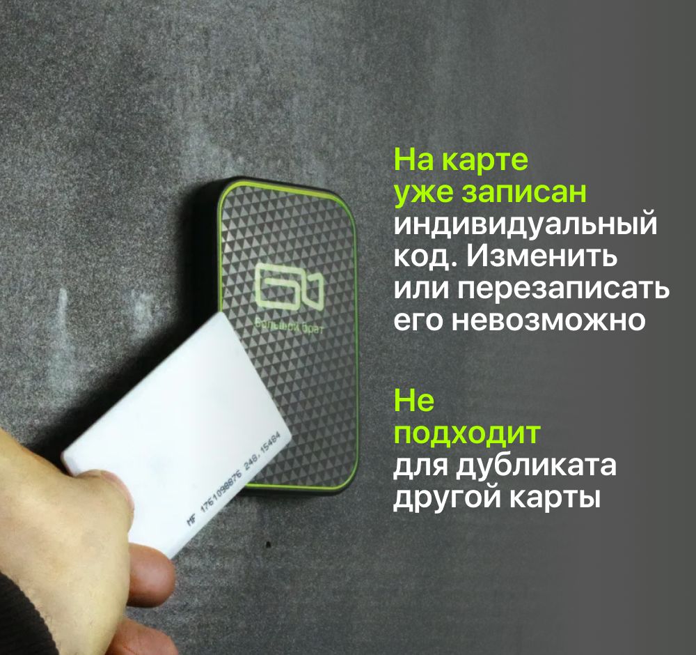 Rfid карта перезаписываемая