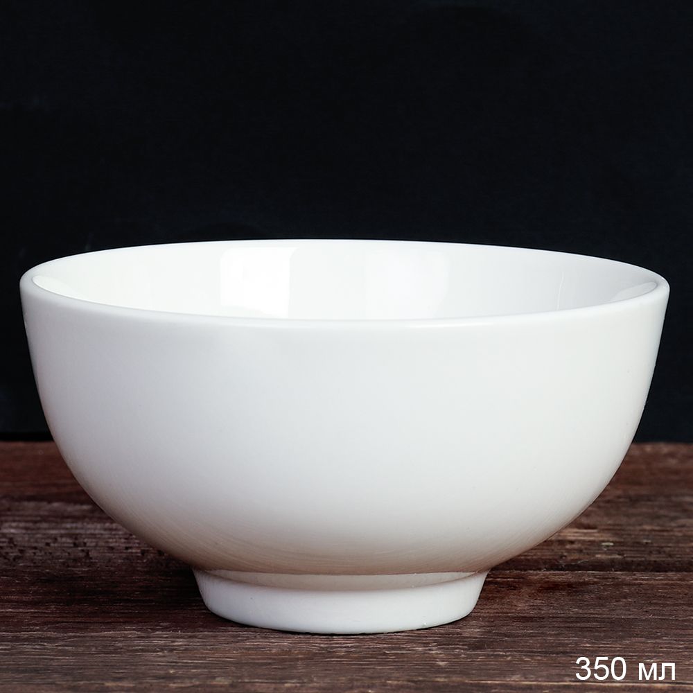 Салатник WHITE LILY без рисунка, белый, фарфор Салатник WHITE LILY без рисунка, белый, фарфор