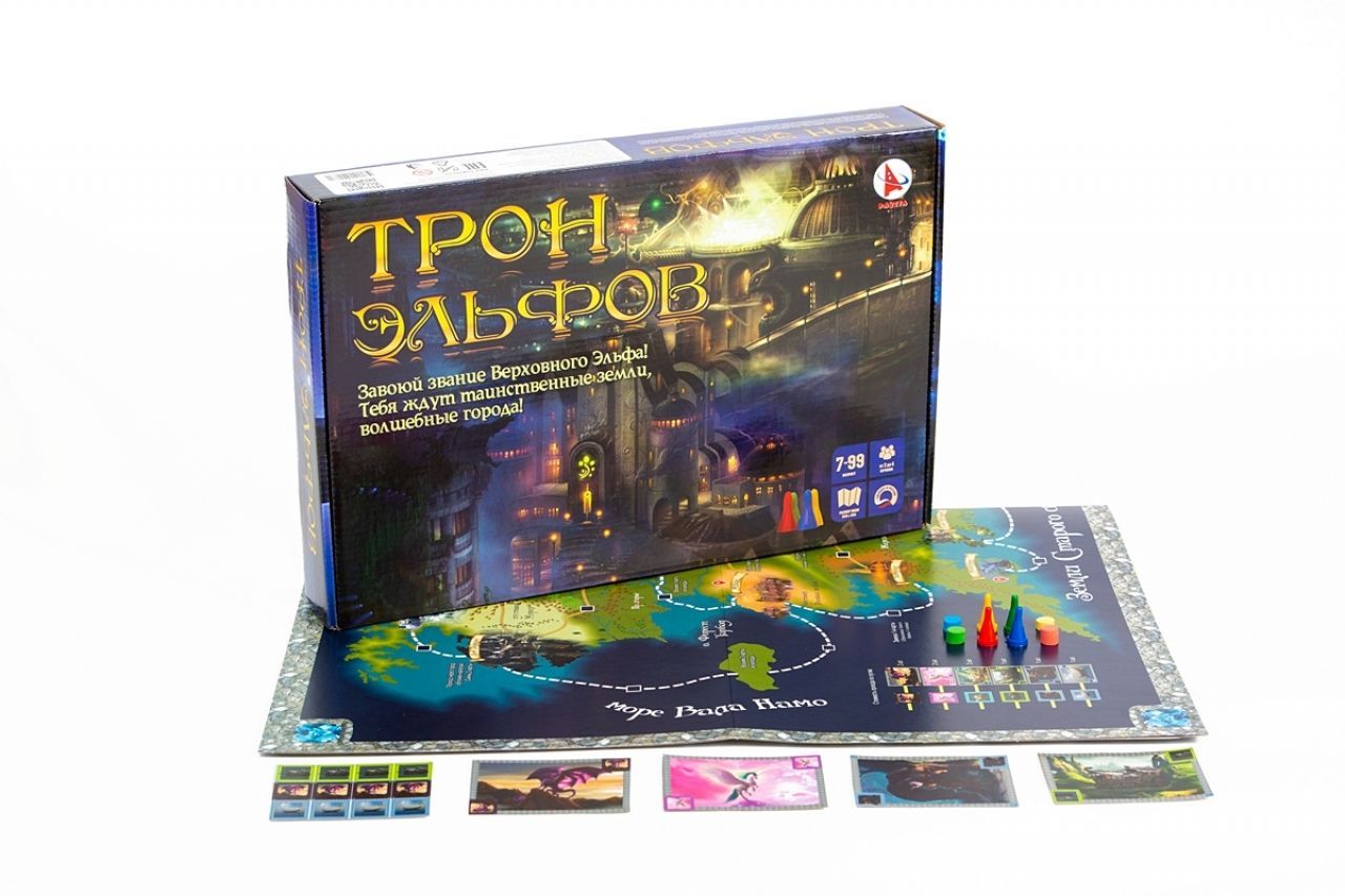 Настольная игра, ходилка "Трон эльфов" - купить с доставкой по выгодным ...
