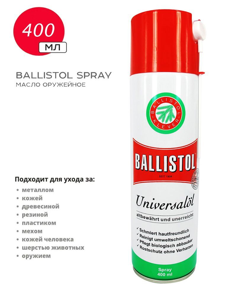 Масло оружейное Ballistol spray, 50 мл. купить в интернет-магазине Точилка  Жук