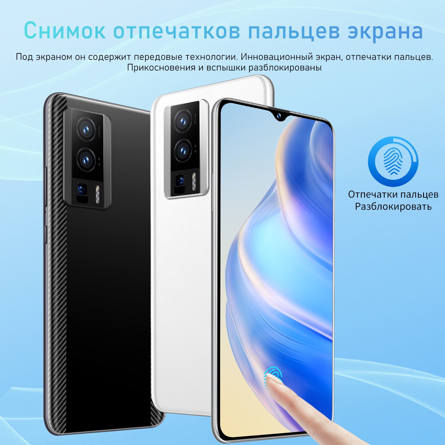 Смартфон 2024 новых F Серия 5 плюс pro 4G 7.2 дюймовый Русский смартфоны -  купить по выгодной цене в интернет-магазине OZON (1473631420)