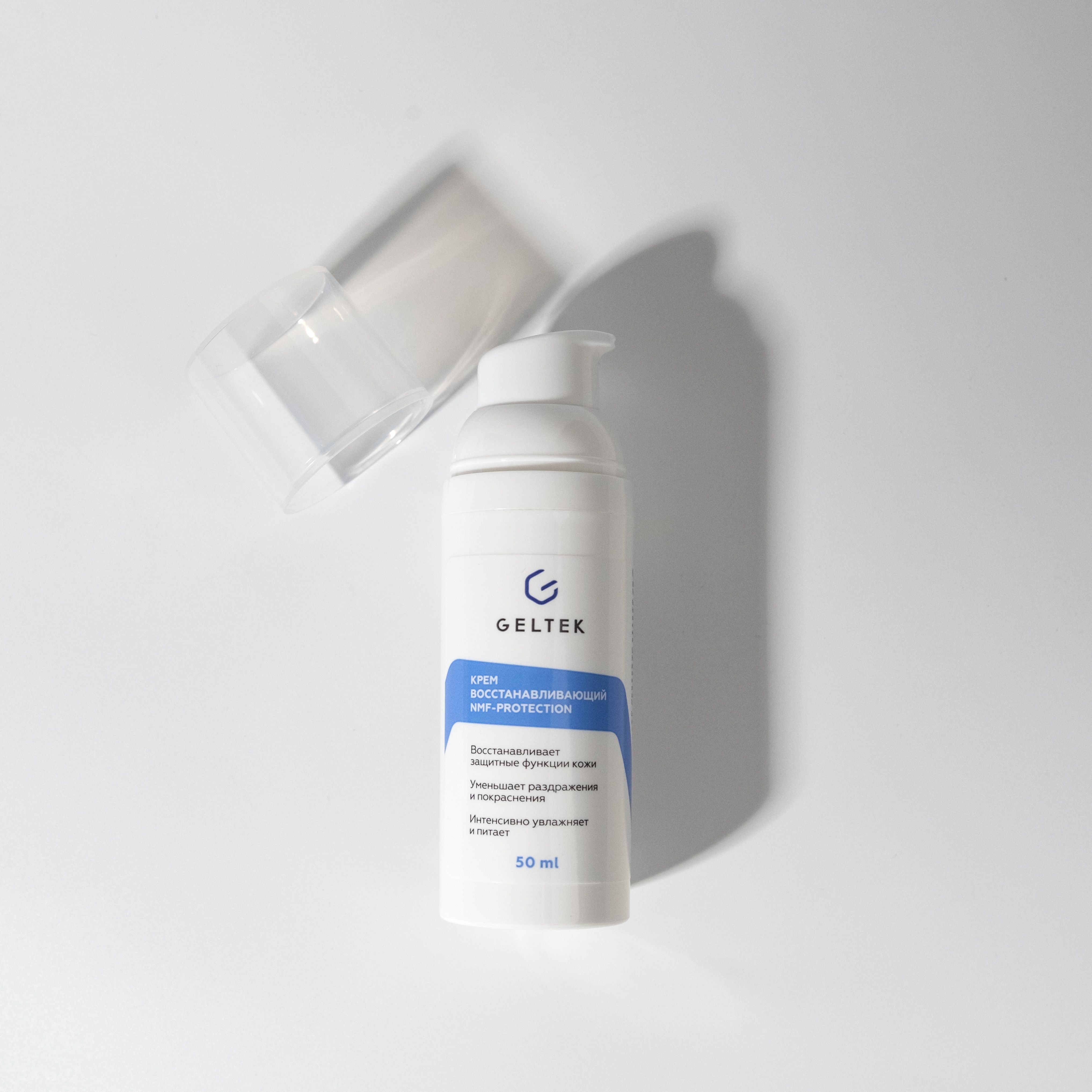 Гельтек крем для лица антивозрастной rich restore. Гельтек nmf protection.