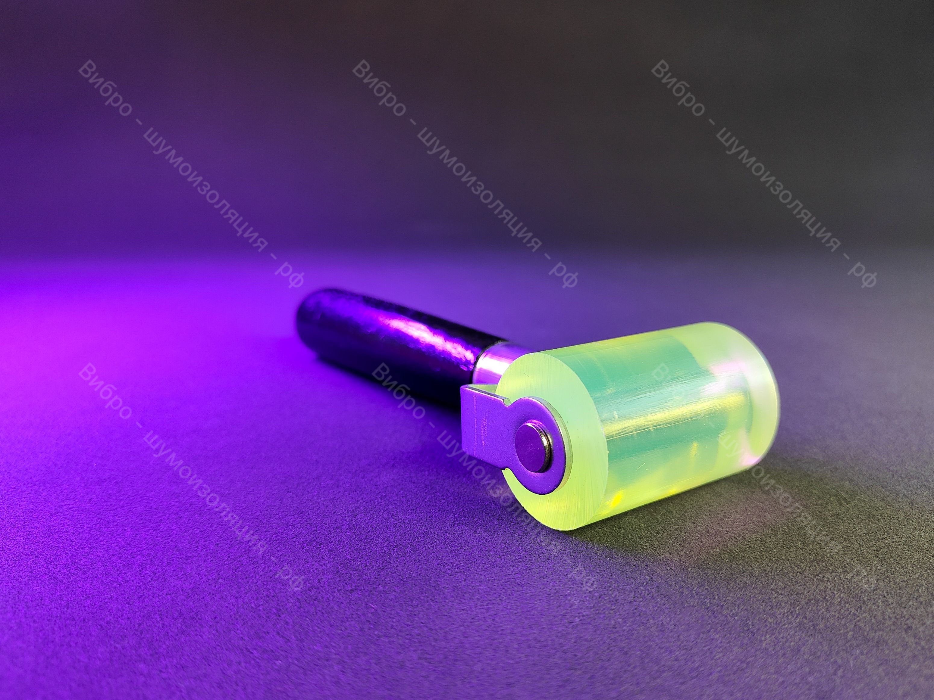 Валик прикаточный с деревянной ручкой силиконовый - ширина 60мм ...