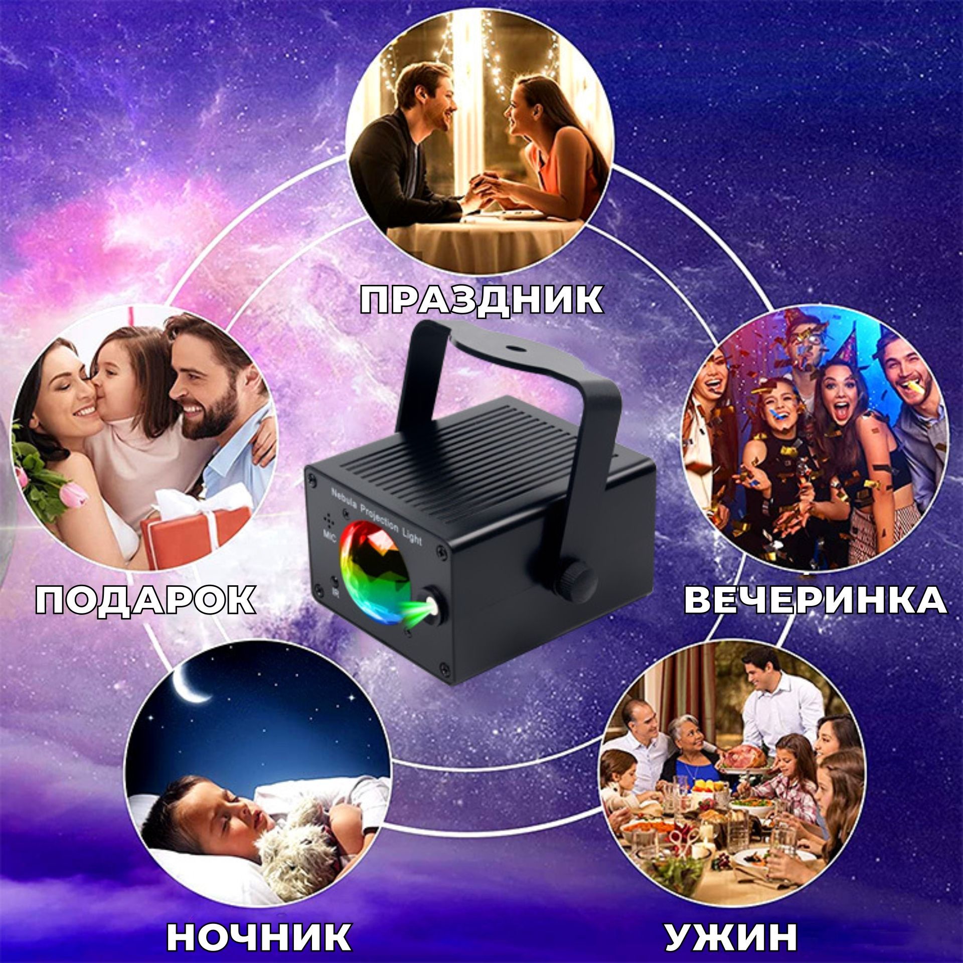 Проектор ночного звездного неба / Nebula Projector Light / Световой ...