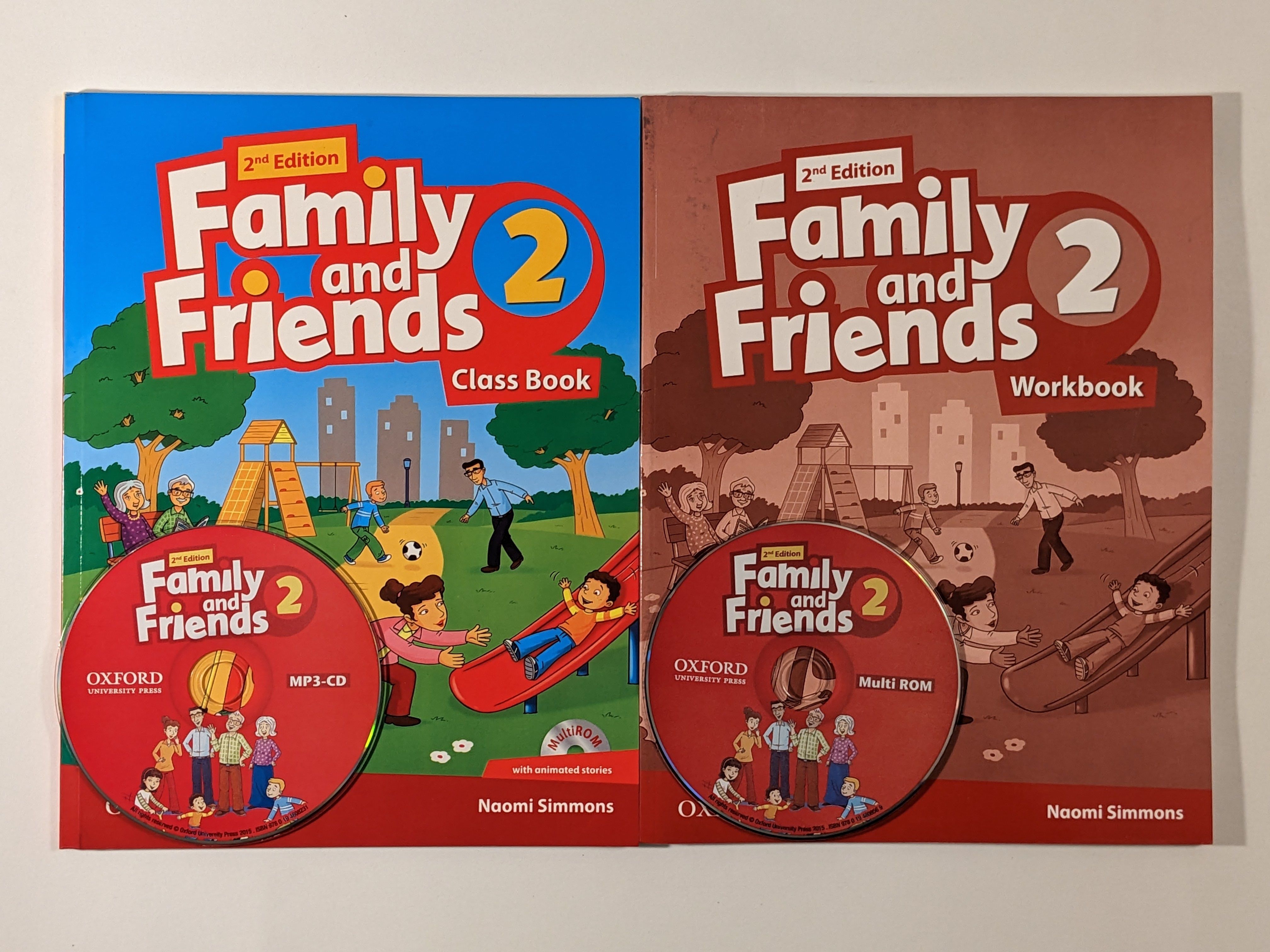 Комплект Family and Friends 2. Class Book + Workbook + DVD | Симмонс ...