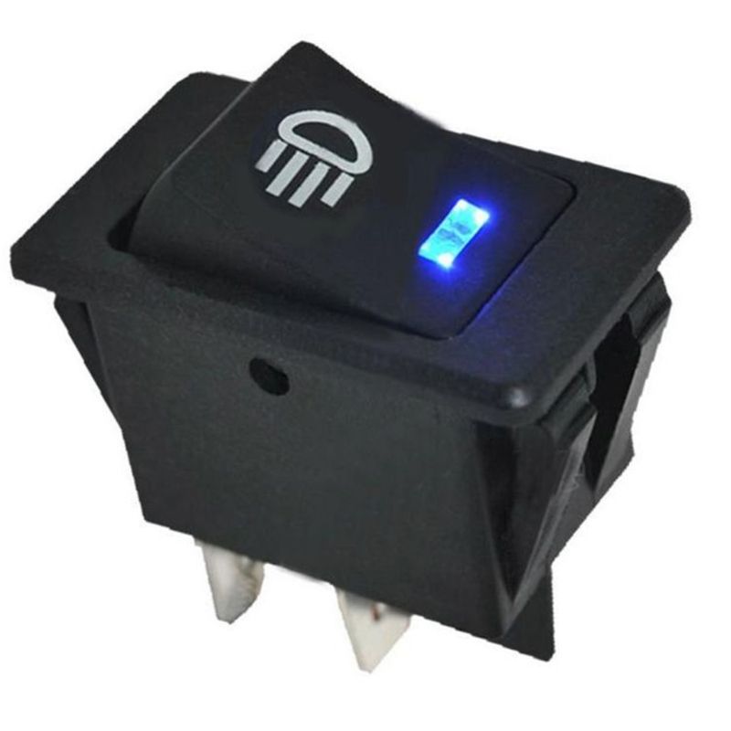 (1шт.)Автомобильныйсветодиодныйвыключательпротивотуманныхфарсинегоцвета