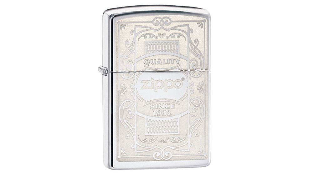 Зажигалка бензиновая ZIPPO Since 1932 Brushed Chrome #1