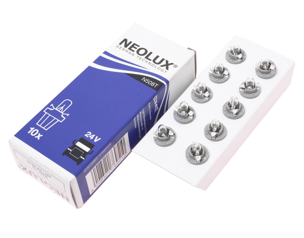 Лампа 24V 1.2W Bax8.5d серый патрон NEOLUX - NEOLUX Germany Tehnolodgy ...