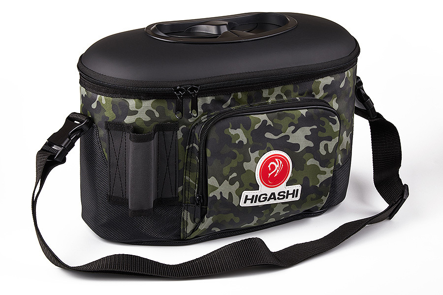 Термокан рыболовный HIGASHI Live bait box 7.5L, Camo #1