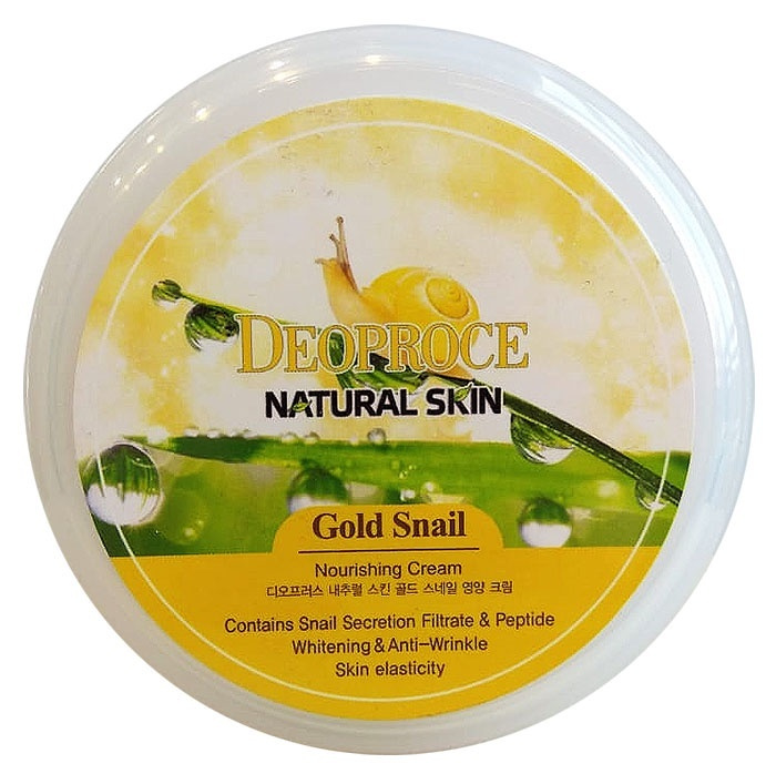 Питательный крем с золотом и муцином улитки Deoproce Skin Gold Snail Nourishing Cream, 100 мл #1