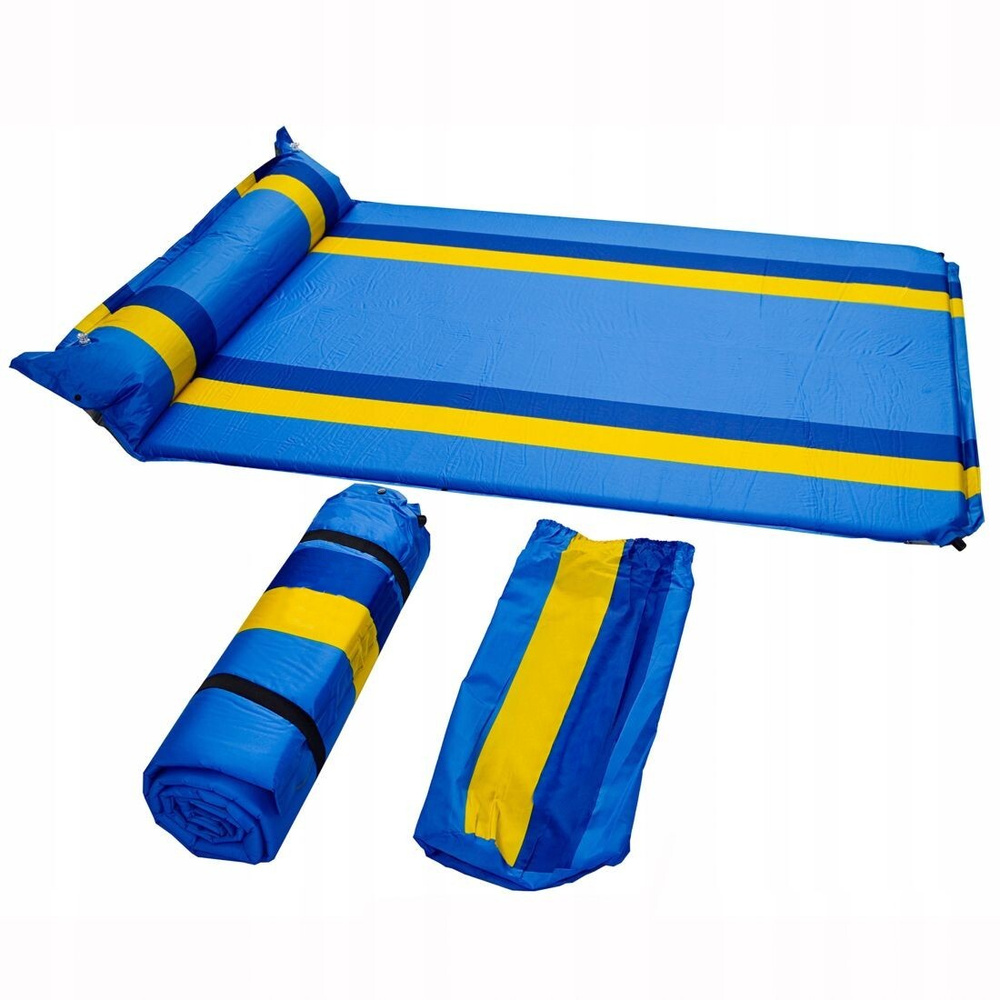 Коврик самонадувающийся туристический, самонадувной коврик 175х130х3 см ...