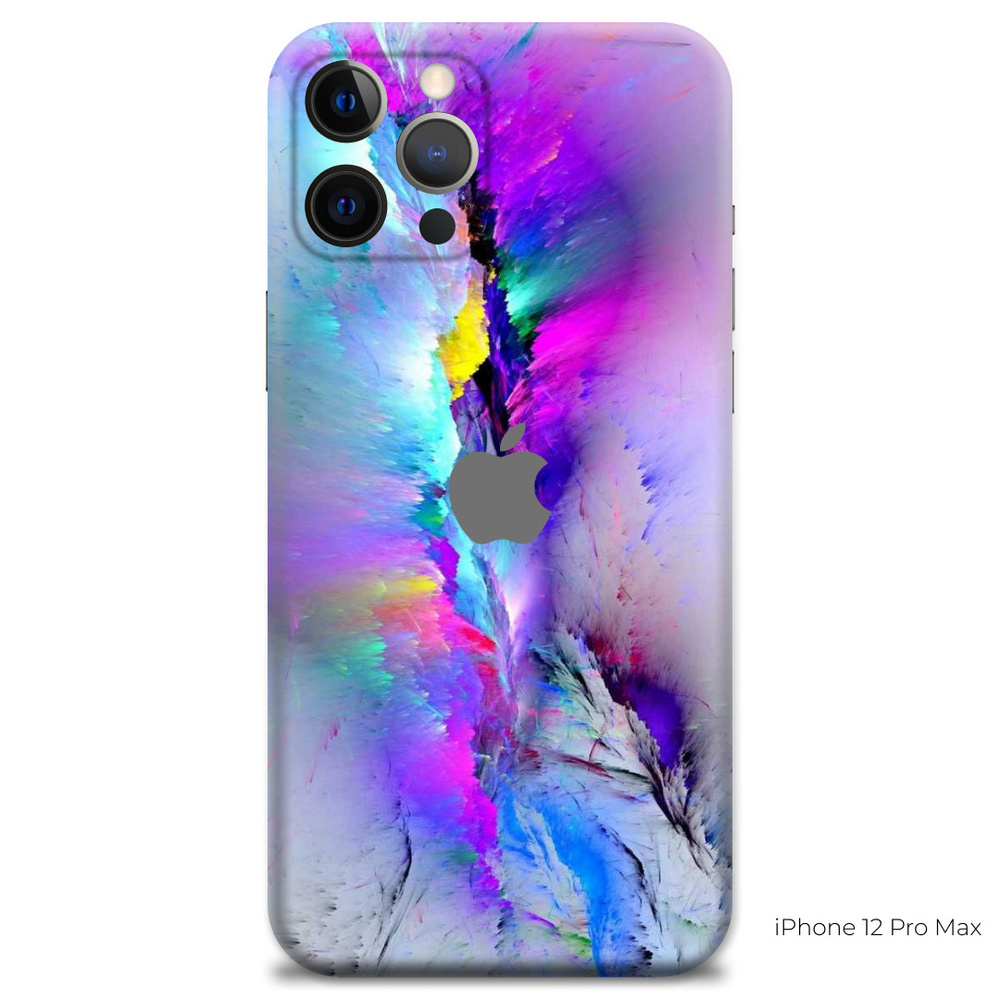 Чехол-наклейка виниловый для Apple iPhone 12 Pro Max Color Splash