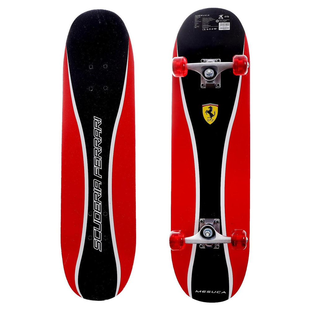Скейтборд FERRARI ''X8'', 31 дюйм, цвет чёрный, красный #1