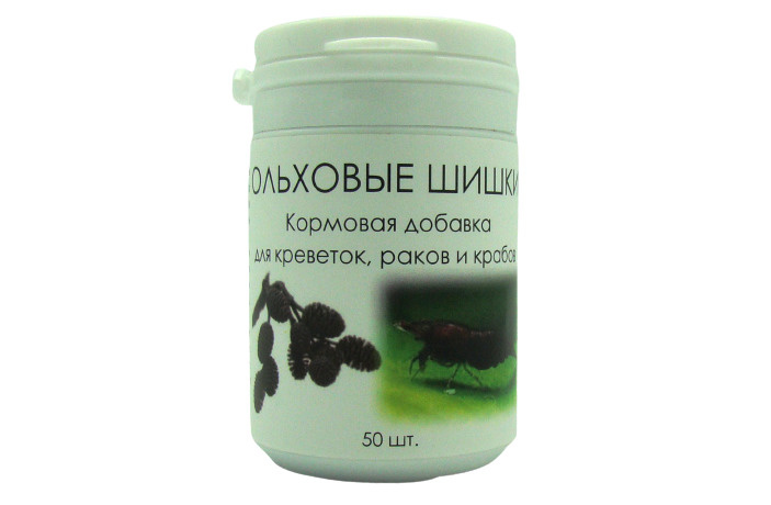 Ольховые шишки для создания мягкой "темной" воды в аквариуме, 50 шт ...