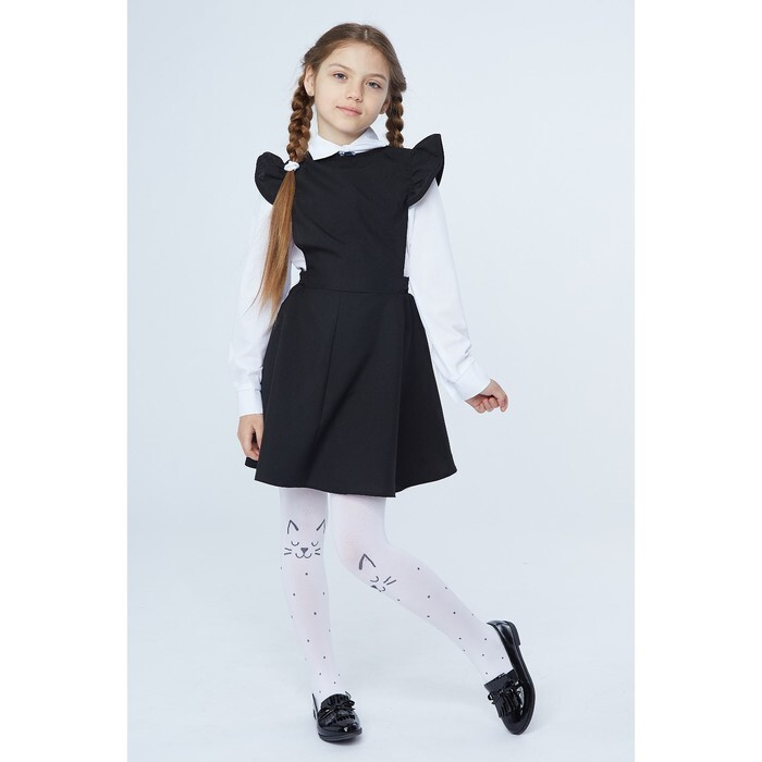 Стильный сарафан для школы. Школьный сарафан 134. Сарафан школьный. Сарафан viktory&sergio школьный. Синий сарафан для школы.