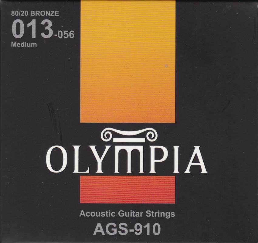 Струны для акустической гитары Olympia AGS910 Medium 13-56 #1