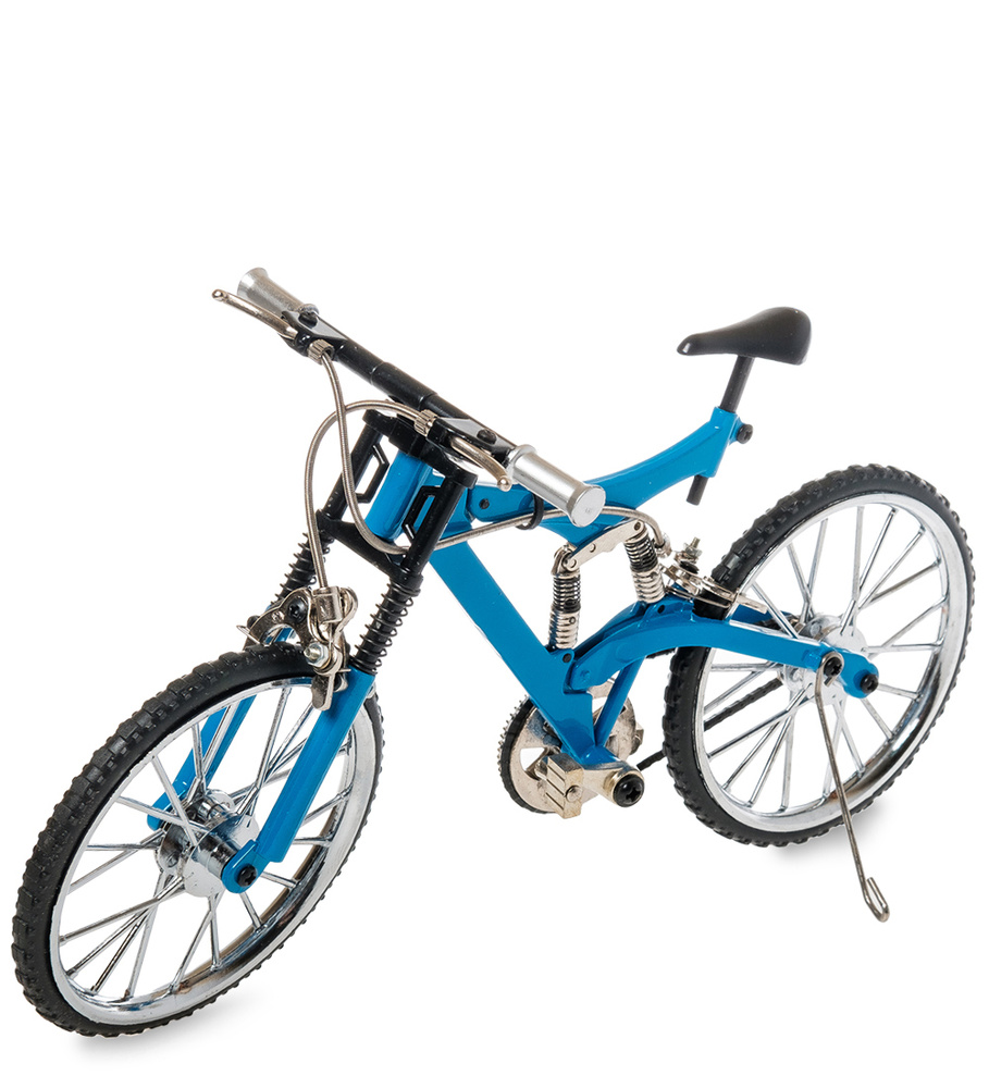 Фигурка-модель 1:10 Велосипед горный MTB голубой A2147815 #1