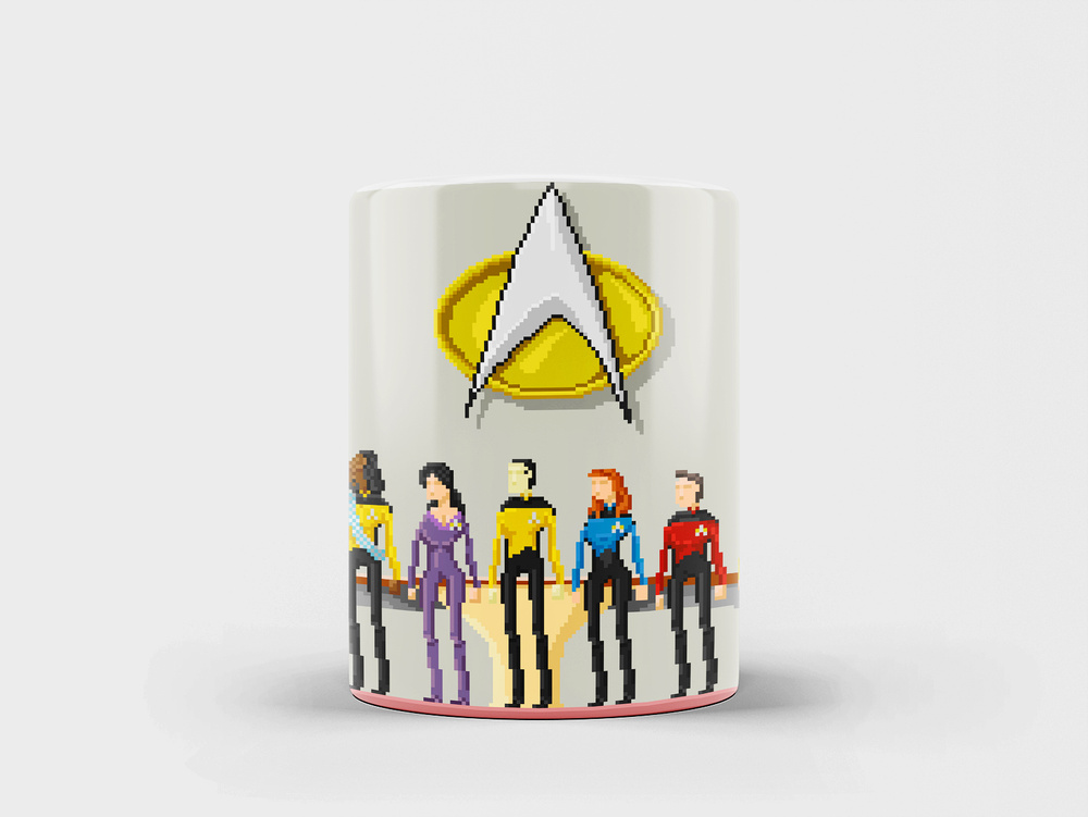 Кружка с принтом Startrek Стартрек #1
