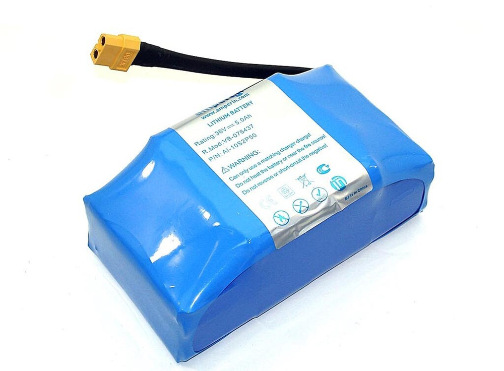 Amperin Аккумулятор для гироскутера, 5000мАч - купить с доставкой по ...