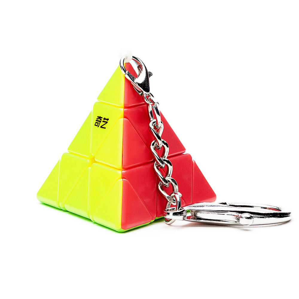 Головоломка пирамидка брелок QiYi (MoFangGe) Pyraminx Keychain #1