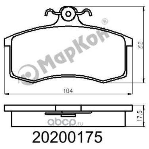 ТОРМОЗНЫЕ КОЛОДКИ ВАЗ 2108-21099, ИЖ 2126