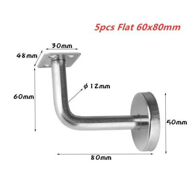 5 шт., кронштейн для лестницы из нержавеющей стали, 90 градусов ...