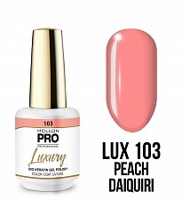 Mollon Pro/ Гель-лак LUXURY COLOR COAT №103 PEACH DAIQUIRI (8 ml) #1