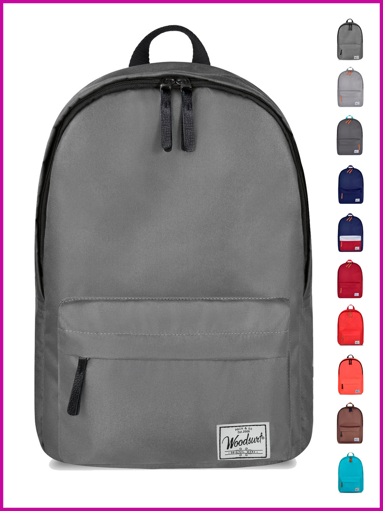 Городской рюкзак женский мужской школьный Express Academy для ноутбука WOODSURF для подростка для путешествий #1