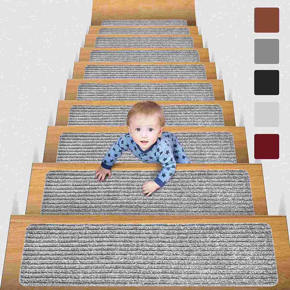 Коврики для ступеней лестницы: как выбирать и крепить?