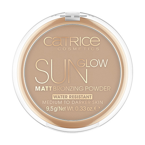 Пудра компактная для лица CATRICE SUN GLOW MATT тон 035 с эффектом загара  #1