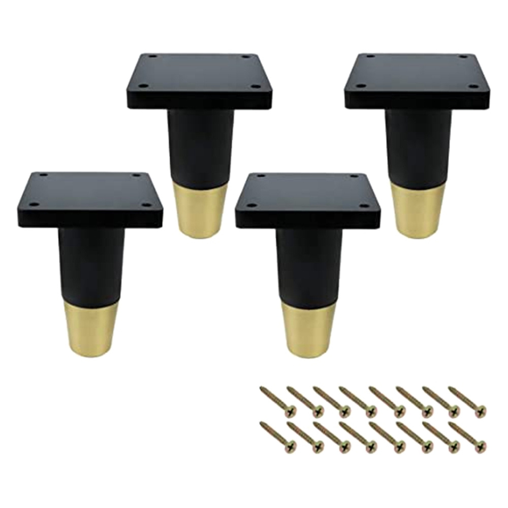 Акриловые гладкие конические ножки для мебели, ножки с крышкой из ...