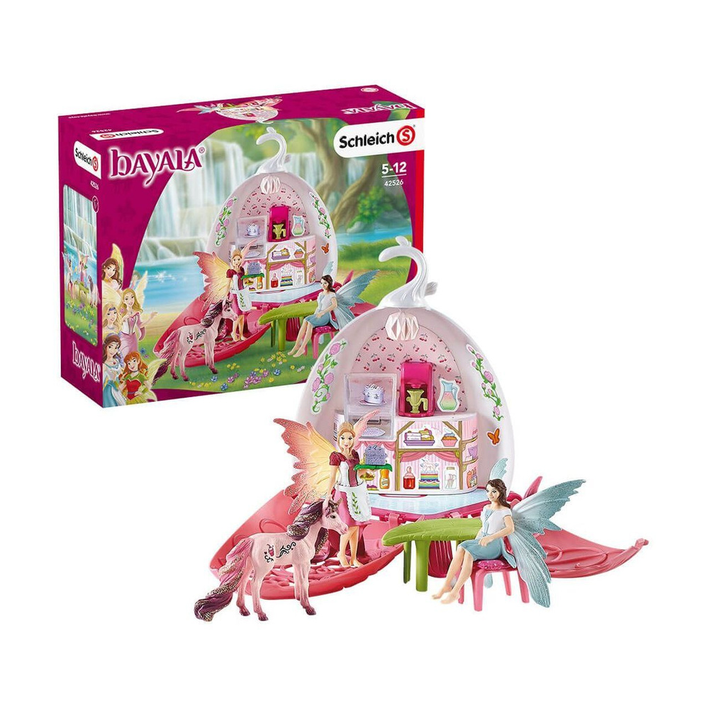 SCHLEICH 42526 Игровой набор Волшебное кафе Цветок, Bayala