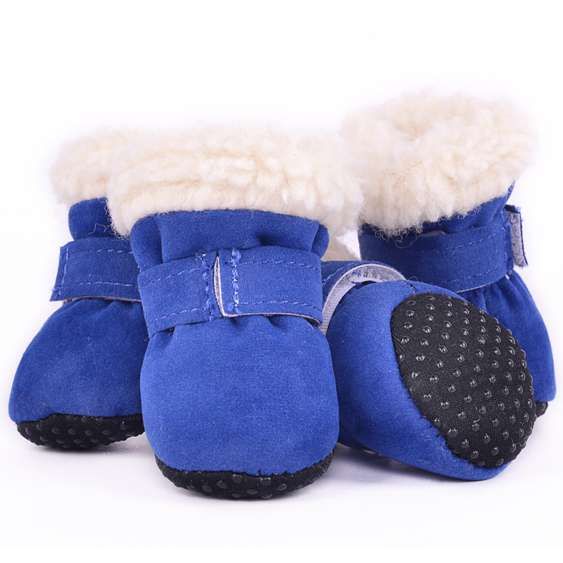 Ботиночки для собак Arnydog "Угги", синие, S (4,0*3,5 см). Обувь для собак мелких, средних и крупных #1