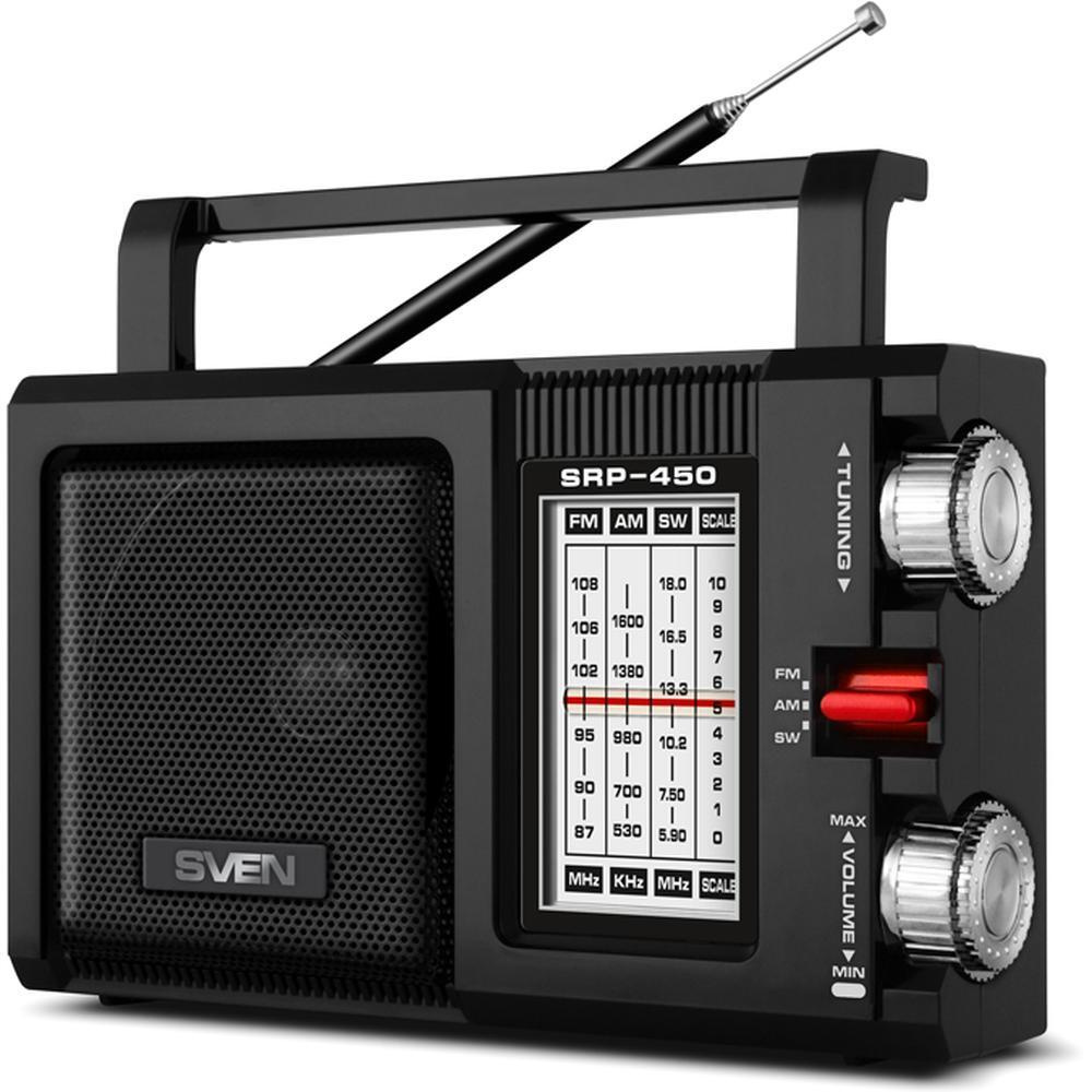 Радиоприемник Sven SRP-450, черный #1
