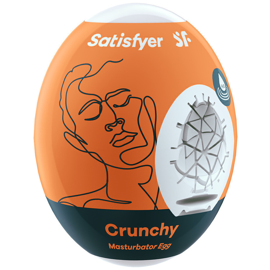 Мастурбатор яйцо Satisfyer Masturbator Egg Single CRUNCHY - купить с  доставкой по выгодным ценам в интернет-магазине OZON (302934750)