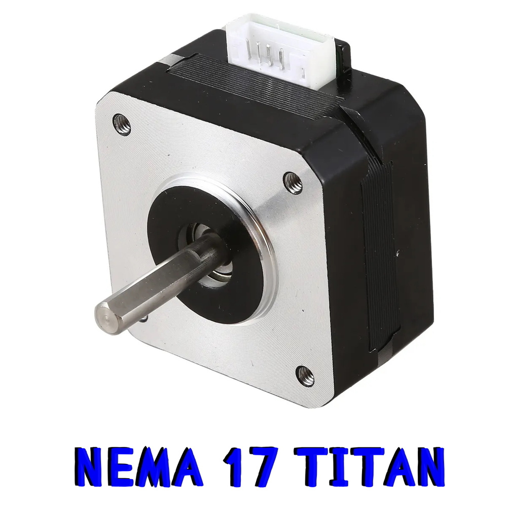 Шаговый двигатель NEMA 17 23 мм. для директ экструдеров Titan, BMG (1.8 ...