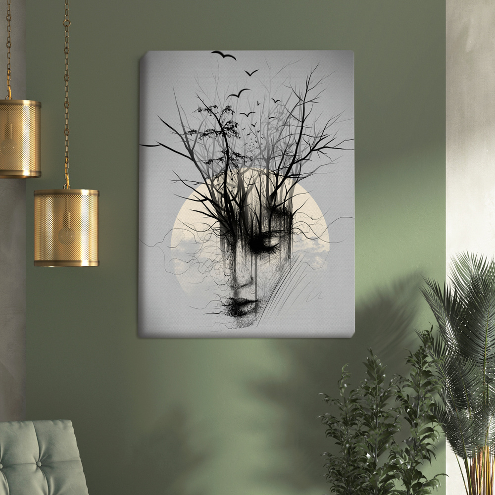 Картина на стену большая на холсте интерьерная купить c доставкой на ...