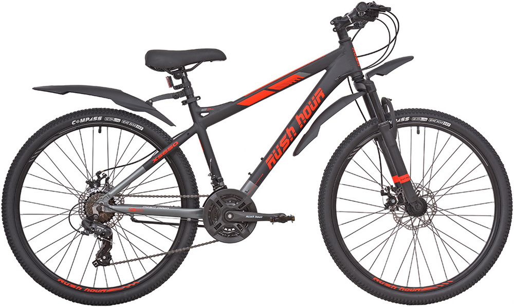 Велосипед алюминиевый подростковый горный 26" RUSH HOUR XS 650 21 ...