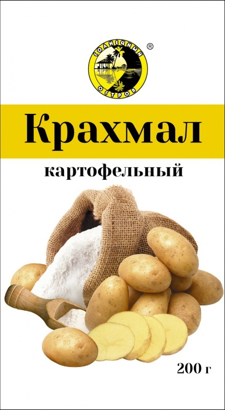 Крахмал картофельный "Солнечный Остров", 200 г х 4 шт - купить с ...
