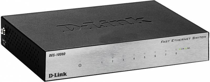 Коммутатор D-Link DES-1008D/L2B - купить по выгодной цене в интернет ...