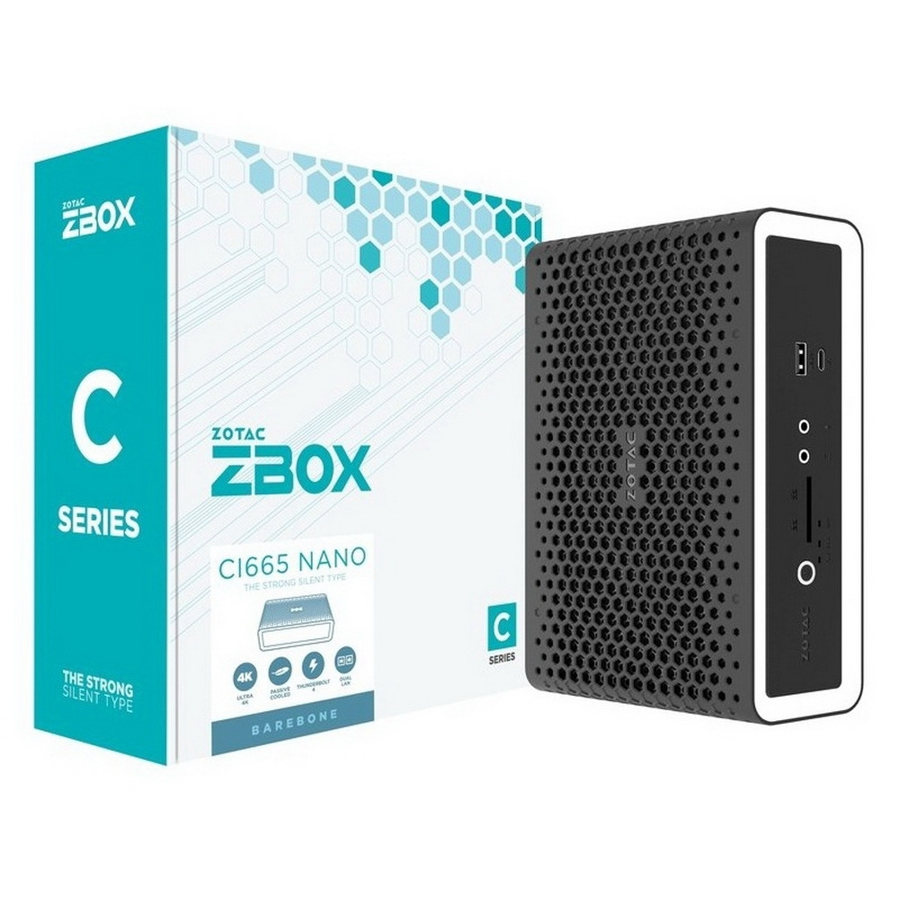 ZOTAC Мини-ПК ZBOX CI665 NANO (Intel Core i7-1165G7, RAM Отсутствует, Intel Iris Xe Graphics, ), ZBOX-CI665NANO-BE, #1